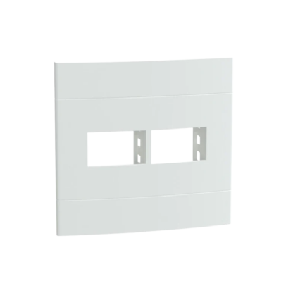 Placa Com Suporte Lunare Up Branco Fosco 4X4 2 Módulos Separados - Schneider