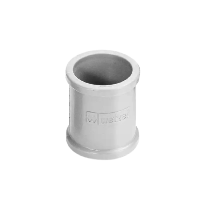 Luva Eletroduto 1Pol S/Rosca Pvc Branco - Wetzel