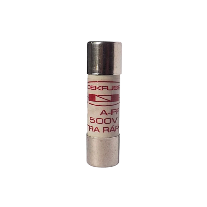 Fusível Cartucho Ultra Rápido Ar 10A 500V 10X38 mm - Dekfuse