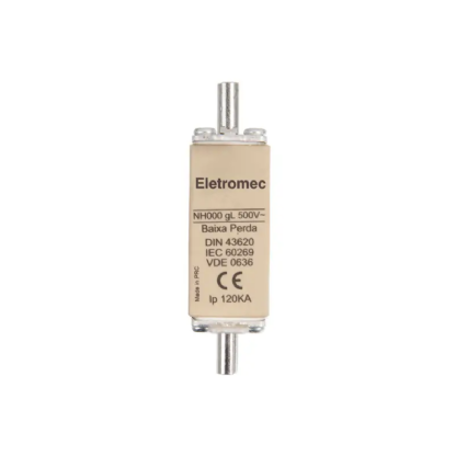 Fusível Nh Retardado Gg/Gl 50A 500V 120Ka T-000 - Eletromec