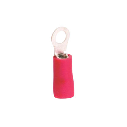 Terminal Olhal 0,50-1,50Mm (22-16Awg) Pré-Isolado Vermelho 1 Furo F=6Mm 1/4 (M6) - Magnet