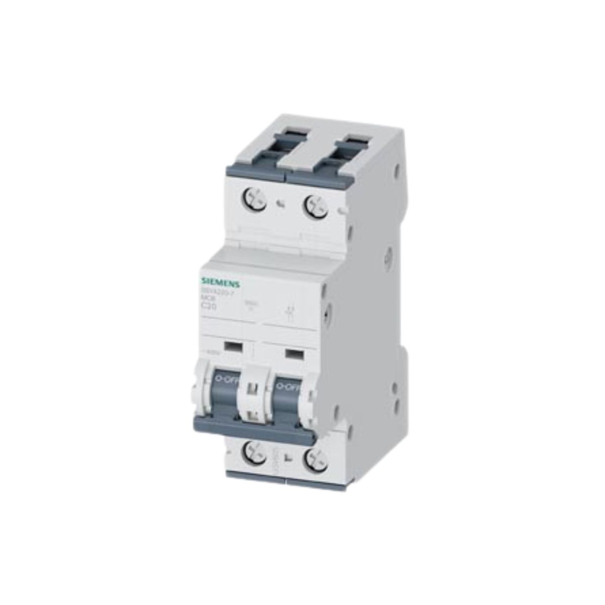 Disjuntor Mini Din Bipolar 20a Curva C 10ka 230/400v