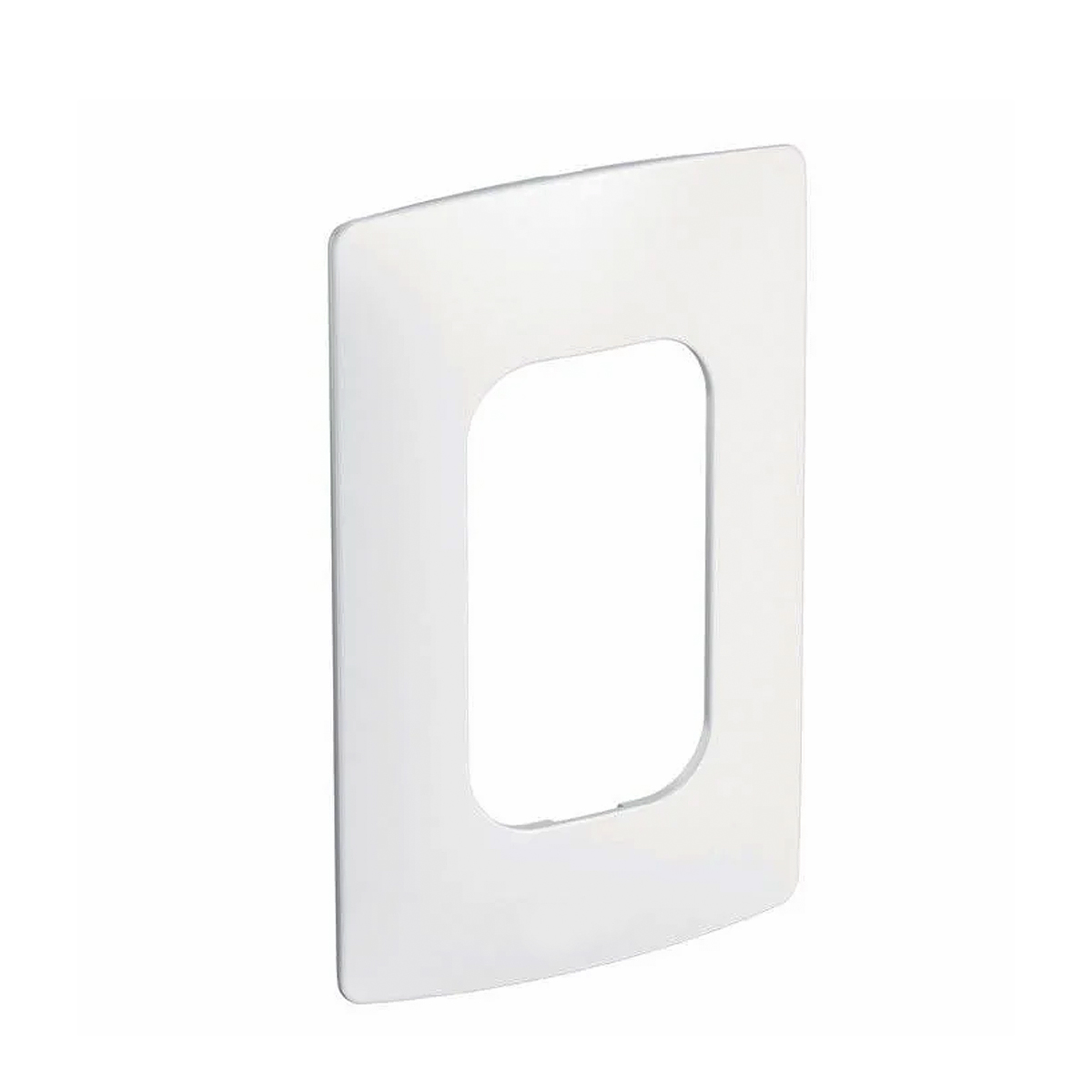Placa Acabamento 3 Postos Horizontal 4X2 Nereya Branco Gloss - Pial