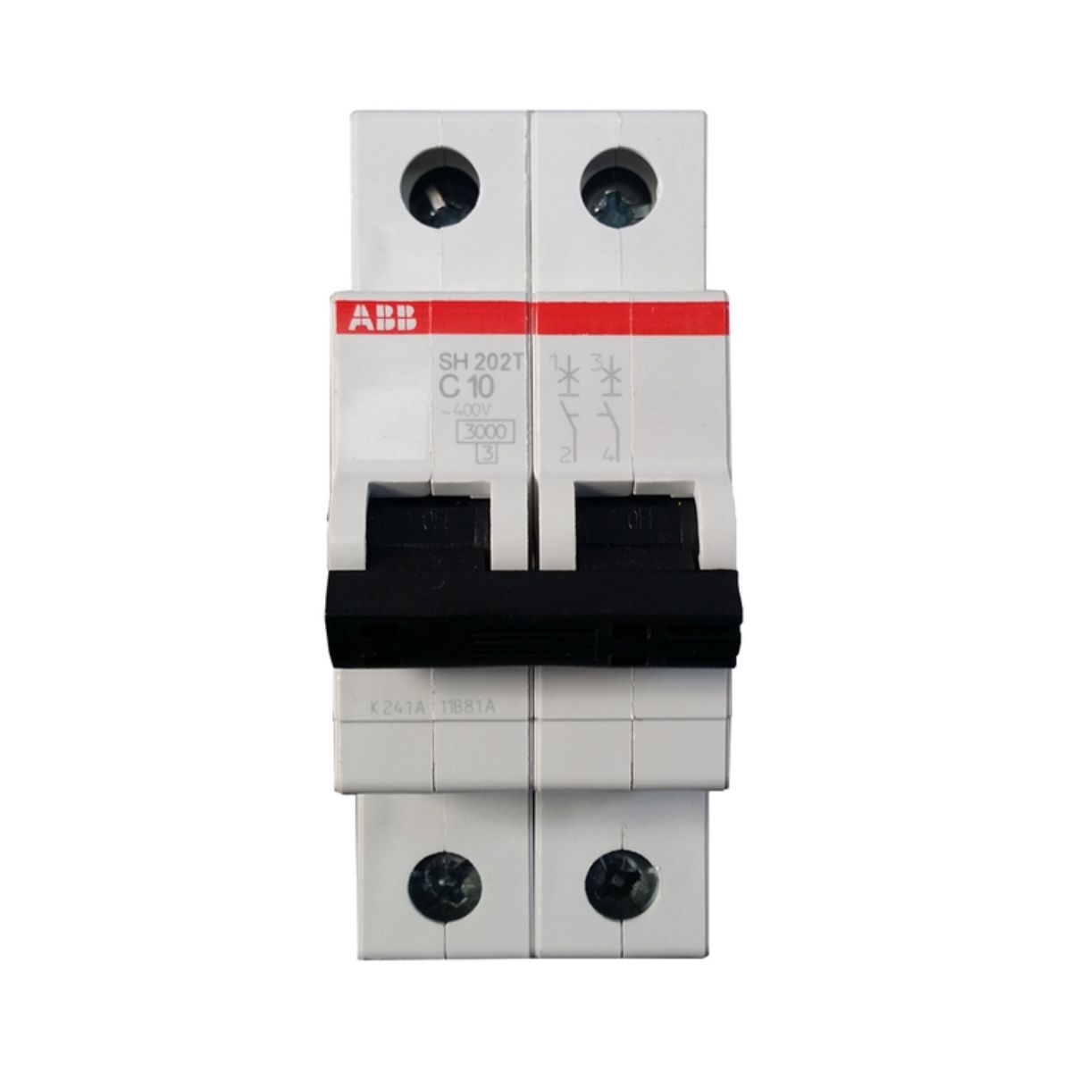 Disjuntor Mini Din Bipolar 25A Curva C 5Ka 230V - Abb