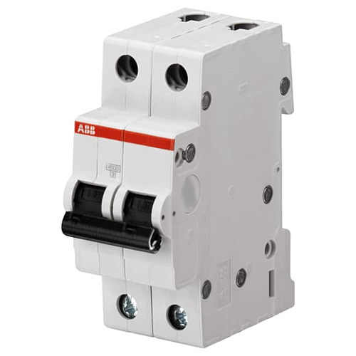Disjuntor Mini Din Bipolar 63A Curva C 4,5Ka 230V SH202L-C63 - ABB