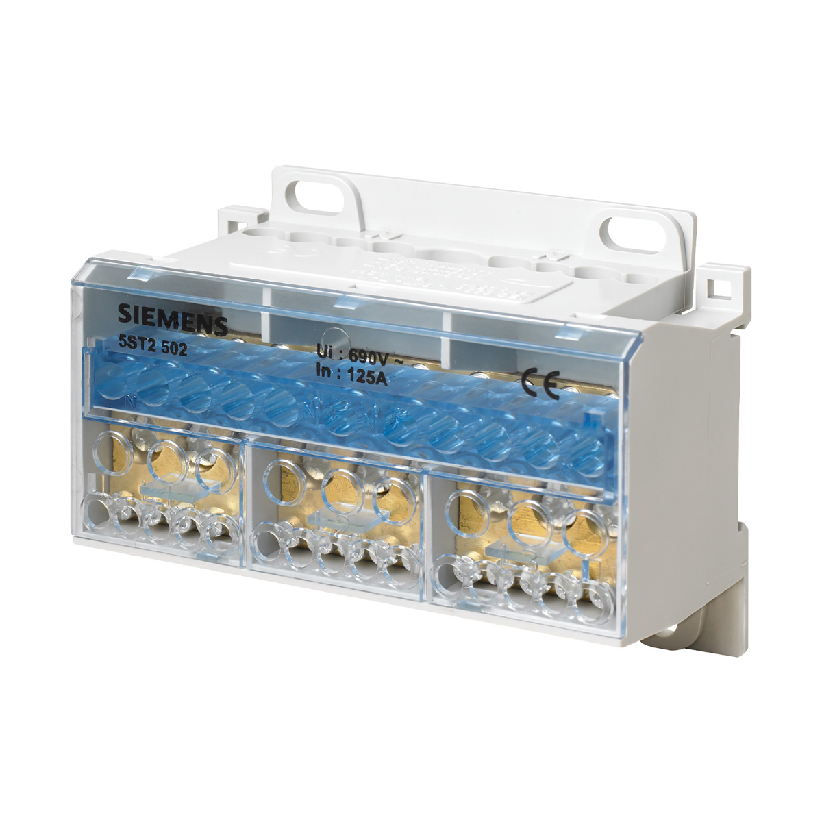 Bloco Distribuição 690V 125A 4P 5ST2502 - Siemens