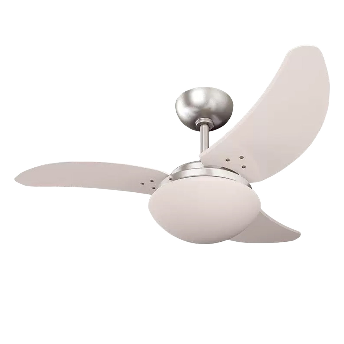 Ventilador Teto 110/127V 138,7W 3 Pás Solano Aço Escovado - Tron Ventiladores