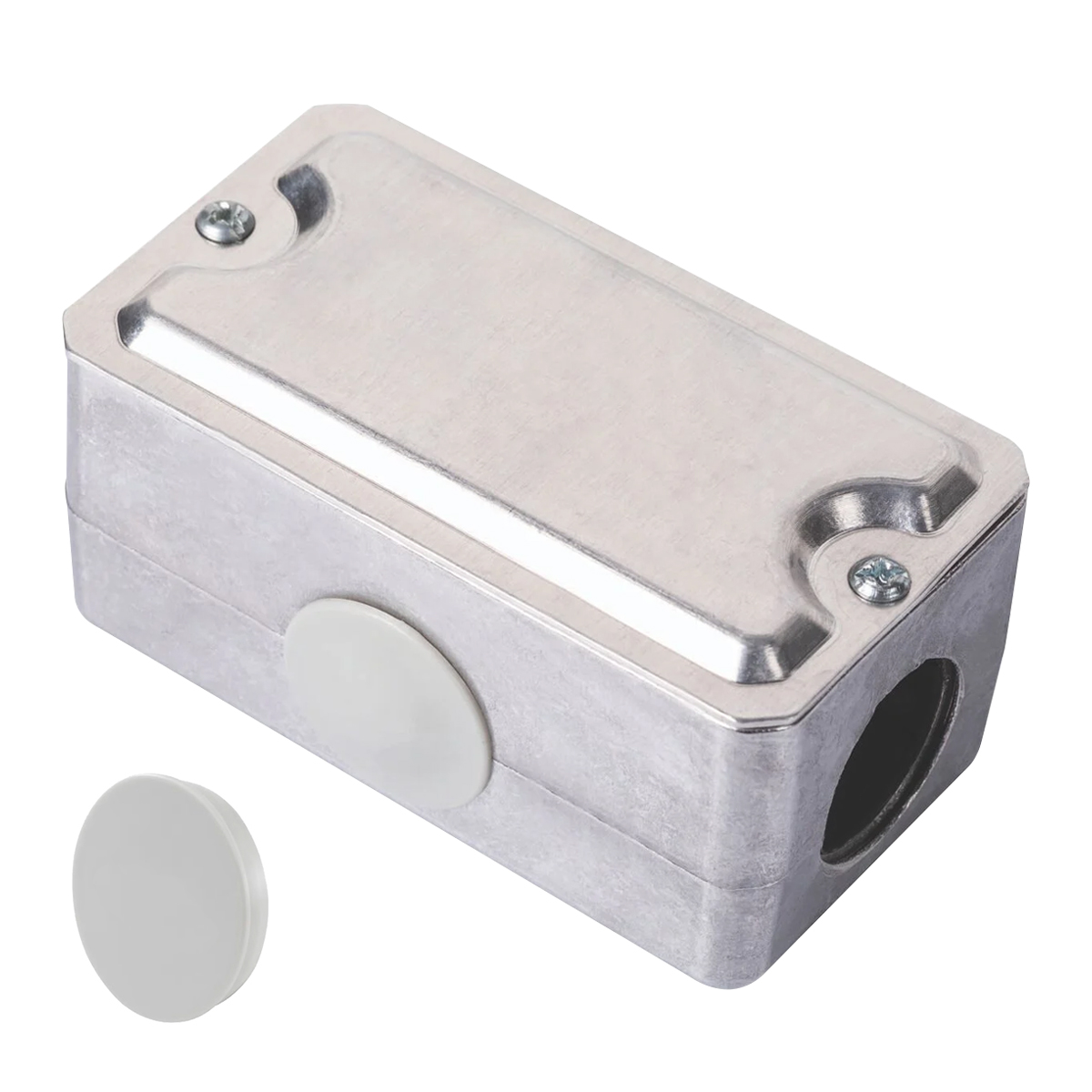 Condulete Alumínio Múltiplo Tipo X 2.1/2 Sem Pintura Com Tampa Com 2 Tampões Sem Vedação Abrigada Dm - Daisa