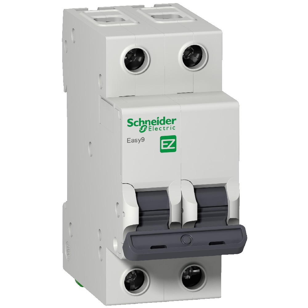 Disjuntor Mini Din Bipolar 16A Curva B 3Ka 230/400V EZ9F13216 - Schneider Electric