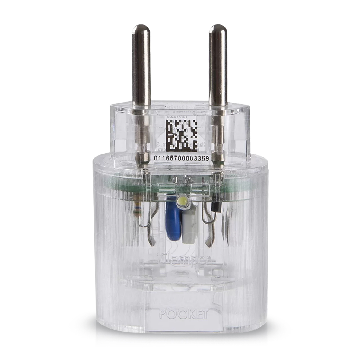 Plug Protetor Contra Surtos/Raios DPS 2 Pinos 10A Transparente - Clamper