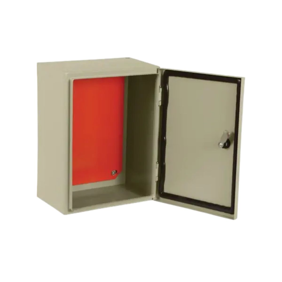 Quadro Comando Sobrepor Metálico Bg (Ral 7032) 400X300X200Mm Porta Lisa - Cemar