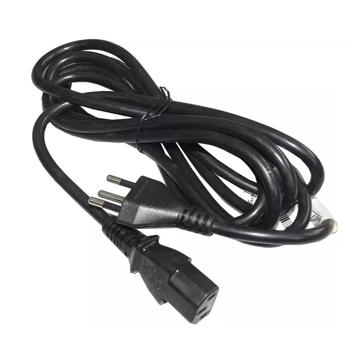 Extensão Para Computador/Monitor  3X 0,75mm Com 1,5 Metros Preto 10A 250V - Daneva