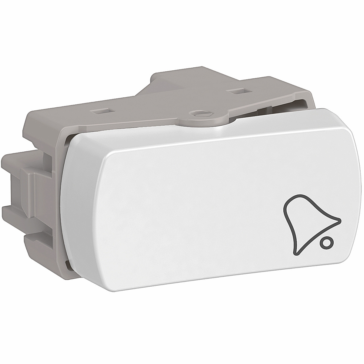 Módulo Pulsador Campainha 1 Módulo 10A 250V Branco Miluz S3B72460 - Schneider Electric