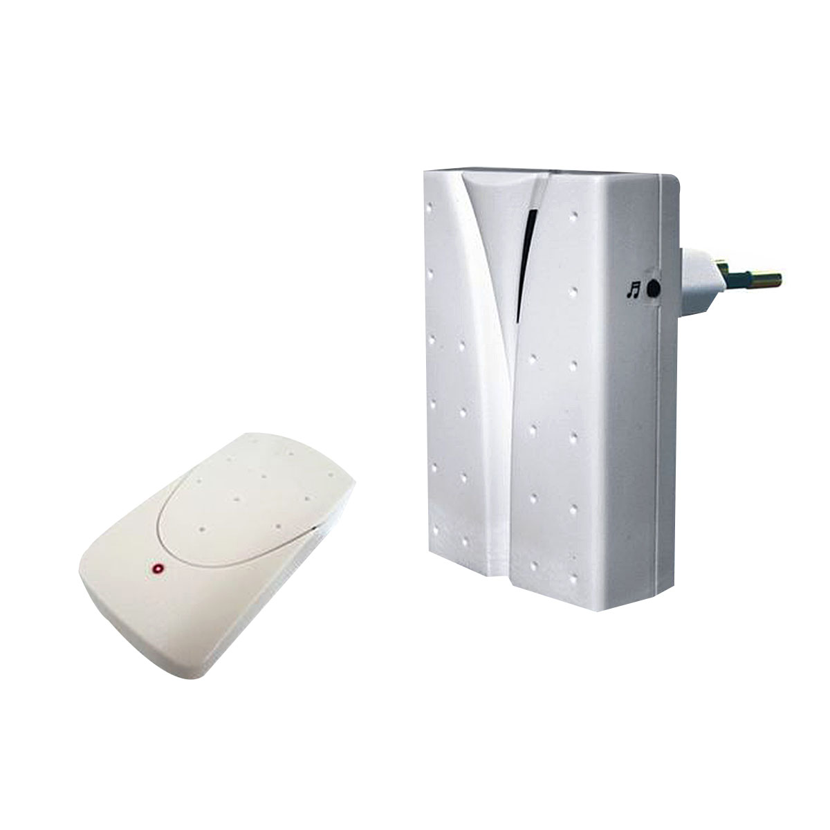 Campainha Eletrônica Sem Fio Branco Bivolt Sons Diversos - Dni