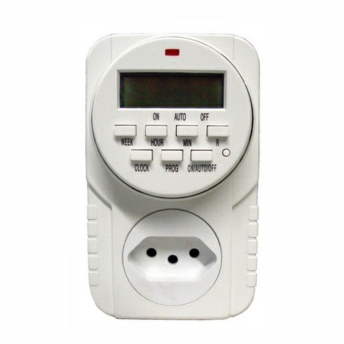 Timer Temporizador Digital Bivolt De Tomada Ate 56 Programas - Dni