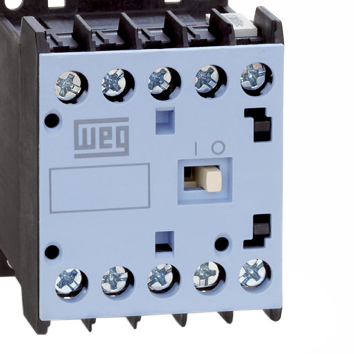 Contator Mini Potência Tripolar 12A 24Vcc 1Na Terminal Parafuso Ip20 Cwc0 Weg