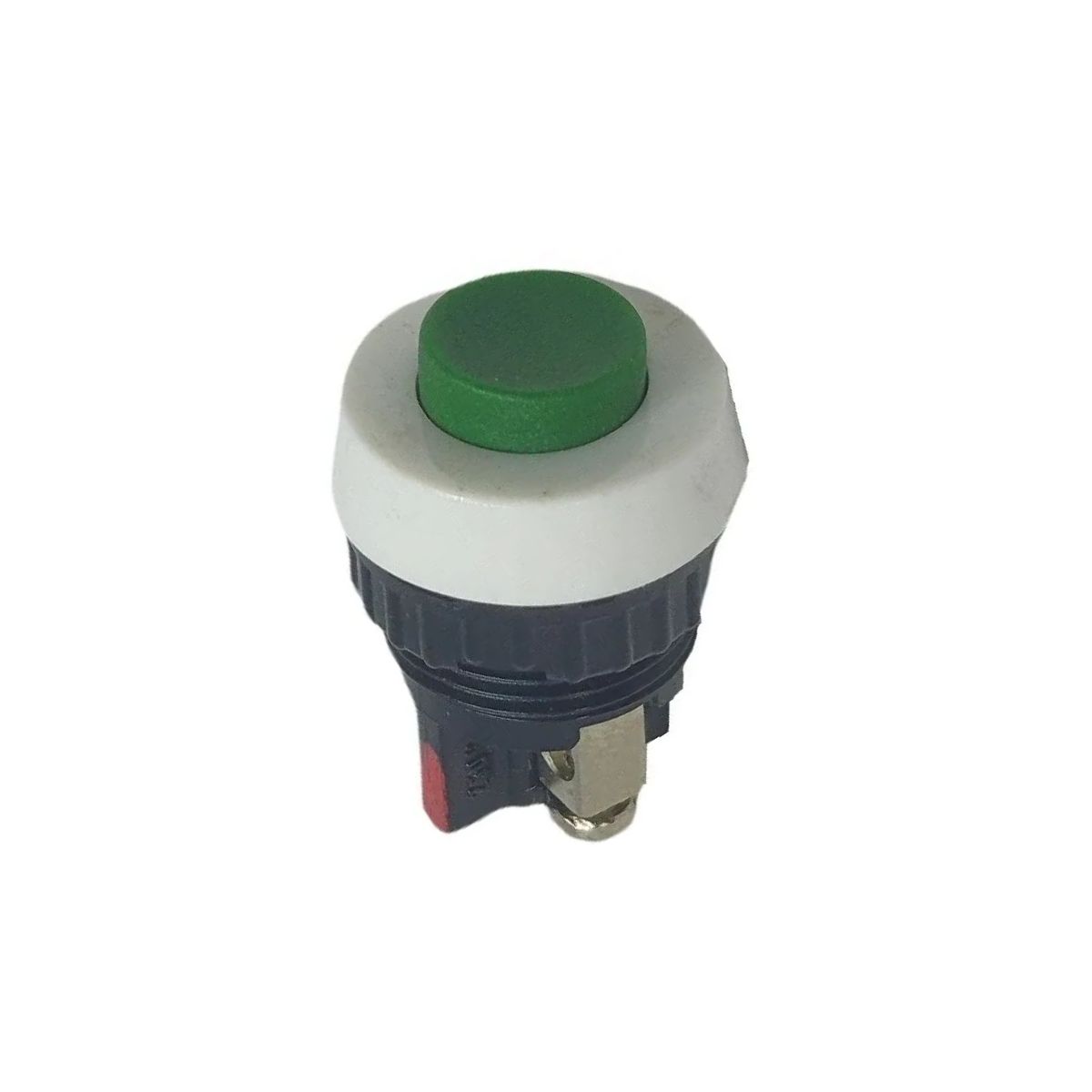 Botão Comando Pulsador Saliente Redondo 15 mm Plástico Verde 1Nf C/Pino - Ace Schmersal