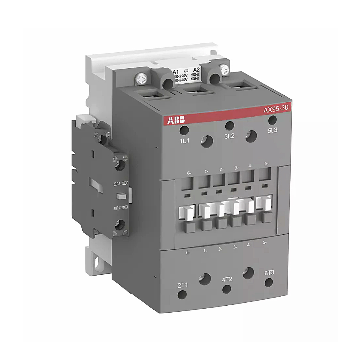 Contator Potência Tripolar 95A 200-220V 1Na+1Nf 60Hz AX95301175 - ABB