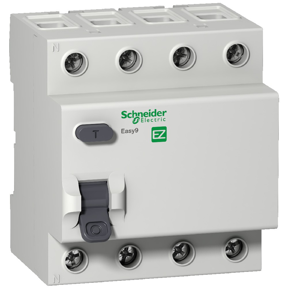 Interruptor Diferencial Residual Tetrapolar 63A 30Ma 400V Tipo Ac EZ9R33463 - Schneider Electric