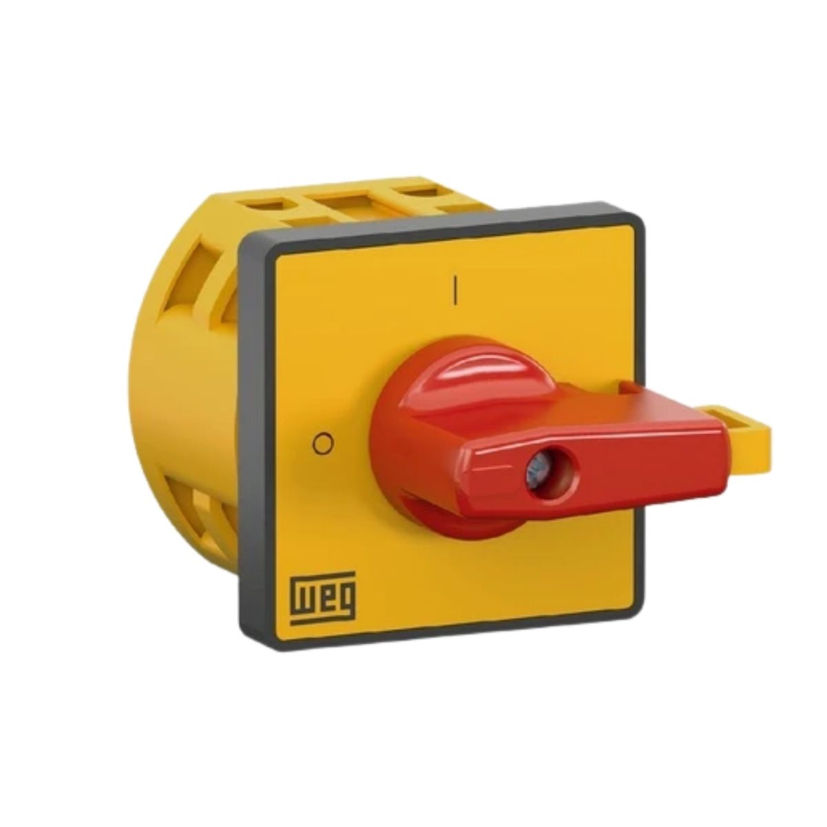 Chave Seccionadora Rotativa Sob Carga 3 Polos 20A Topo Manopla Vermelho/Amarela Weg