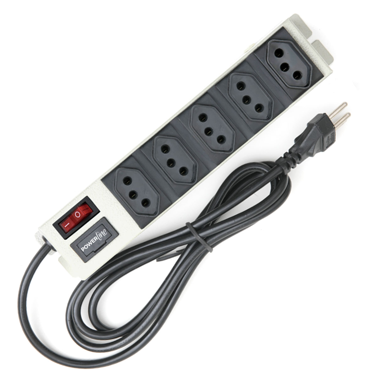 Filtro Linha Power Line 5 Tomadas Bivolt 10A Pad Bras Bege - Multicraft