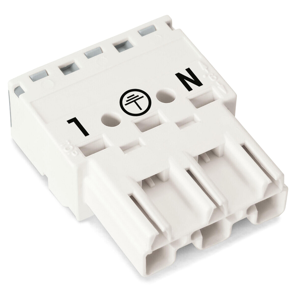Conector Elétrico Plugável Macho Poliamida Branco 3 Polos 4,00Mm 770-233 - Wago