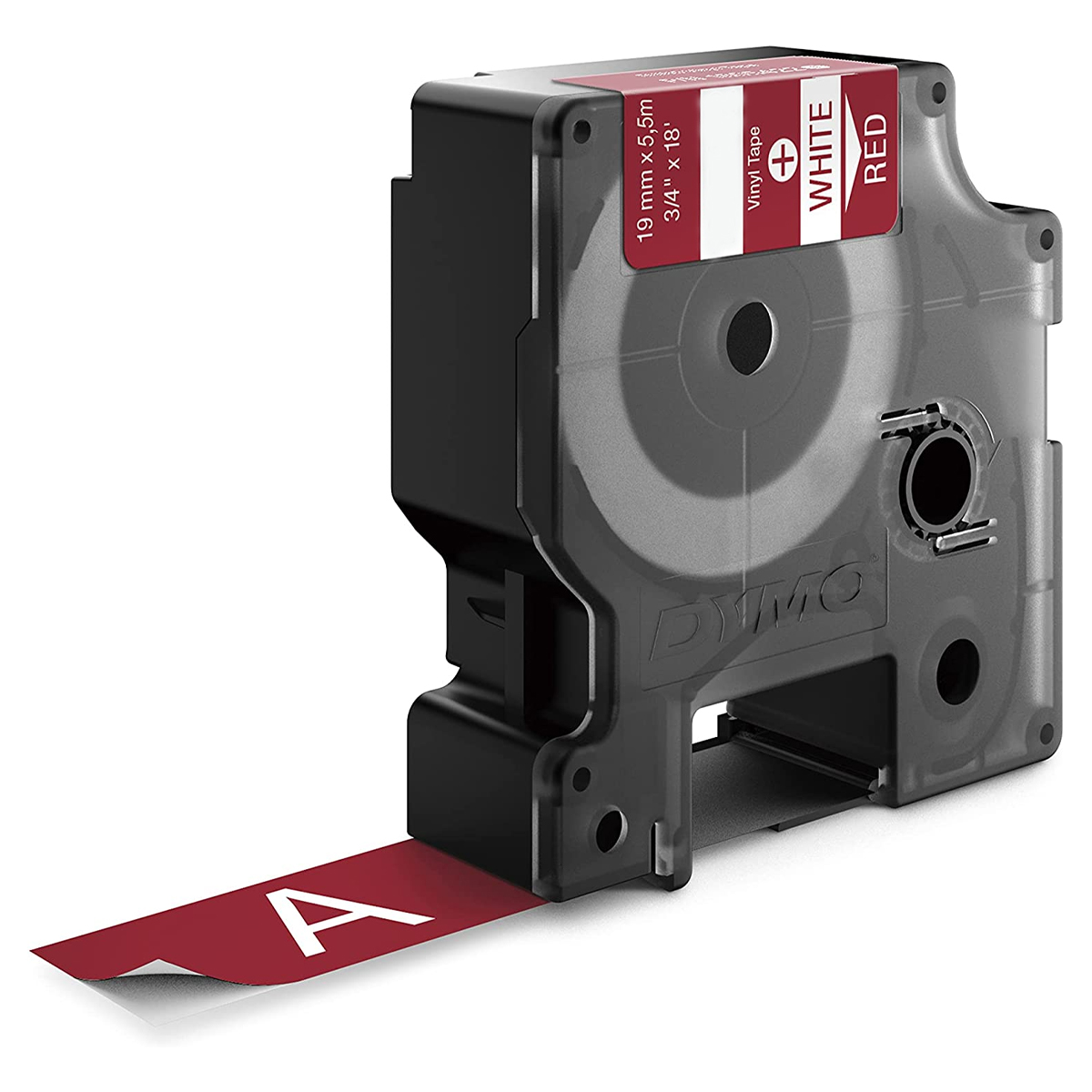 Fita Etiqueta Impressora 19mm 5,5 Metros Vermelho/Branco Para Rot Rhino HB004273916 - 3M Do Brasil