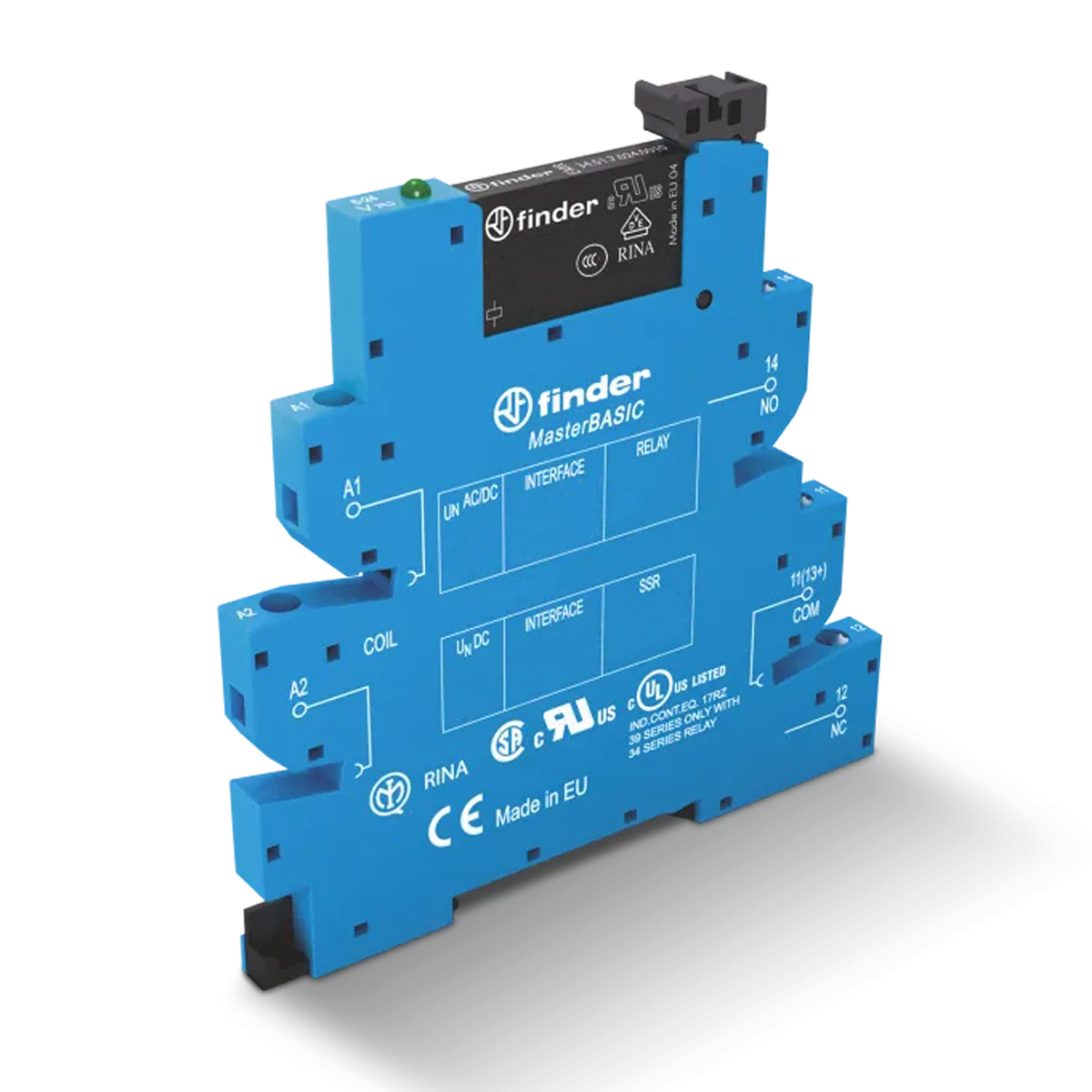 Relé Modular Interface 230V Master Basic Imput 1 Reversível - Finder