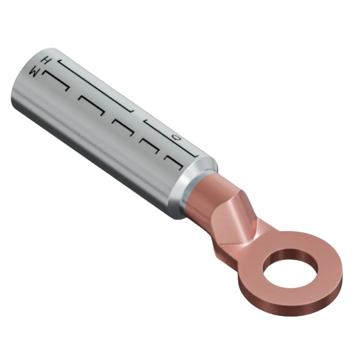 Terminal Compressão Cabo/Barramento 70Mm 1 Furo F=12,8Mm 1/2 (M12) 62840 Intelli