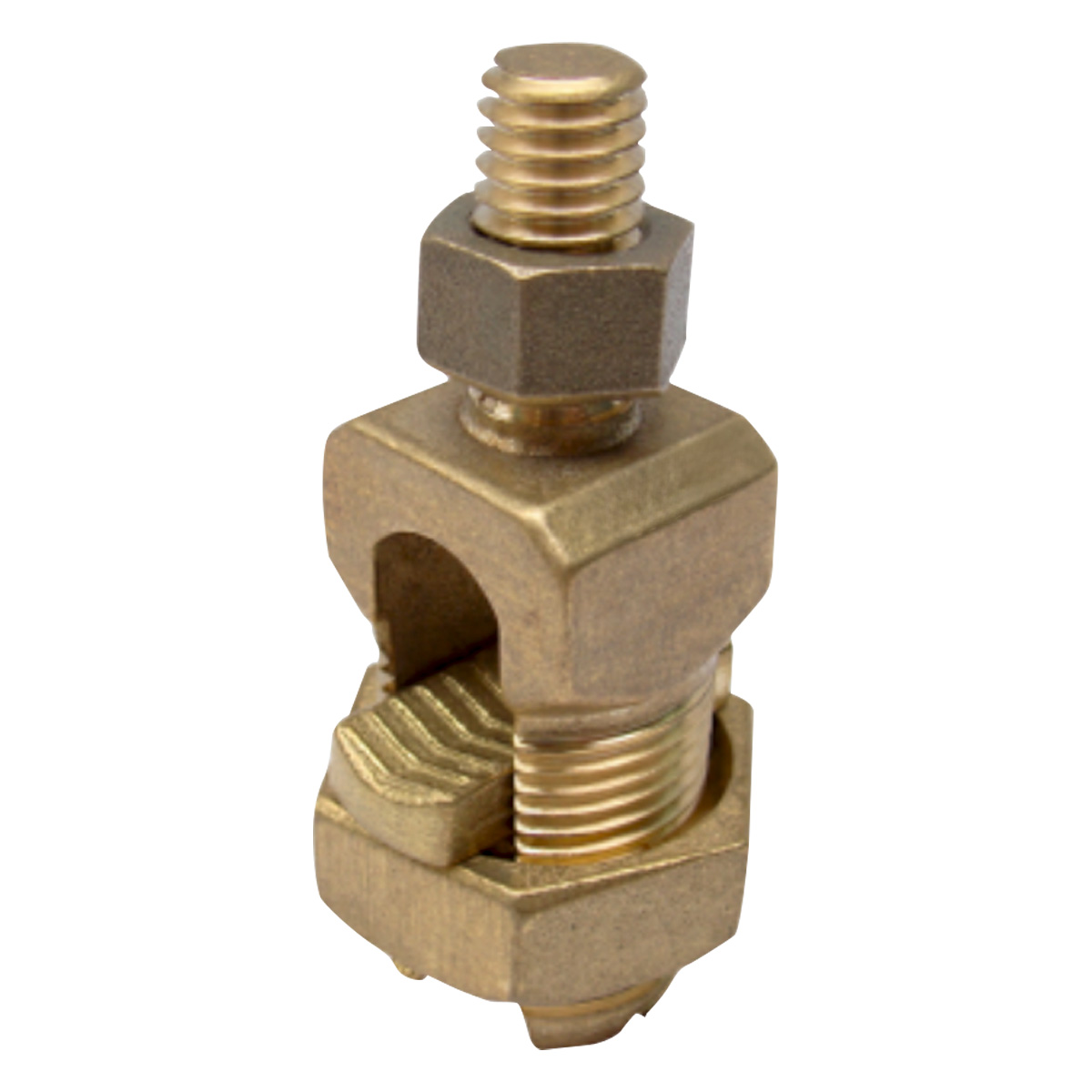Conector Parafuso Fendido Split-Bolt Rabicho 70Mm Cobre Rosca 3/8 Polegadas Pfr 15777 Intelli