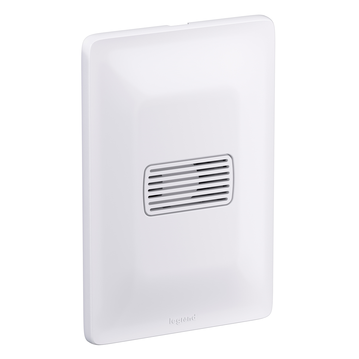 Conjunto Campainha Cigarra Horizontal 10A 220V Com Placa 4X2 Branco Zeffia - Pial