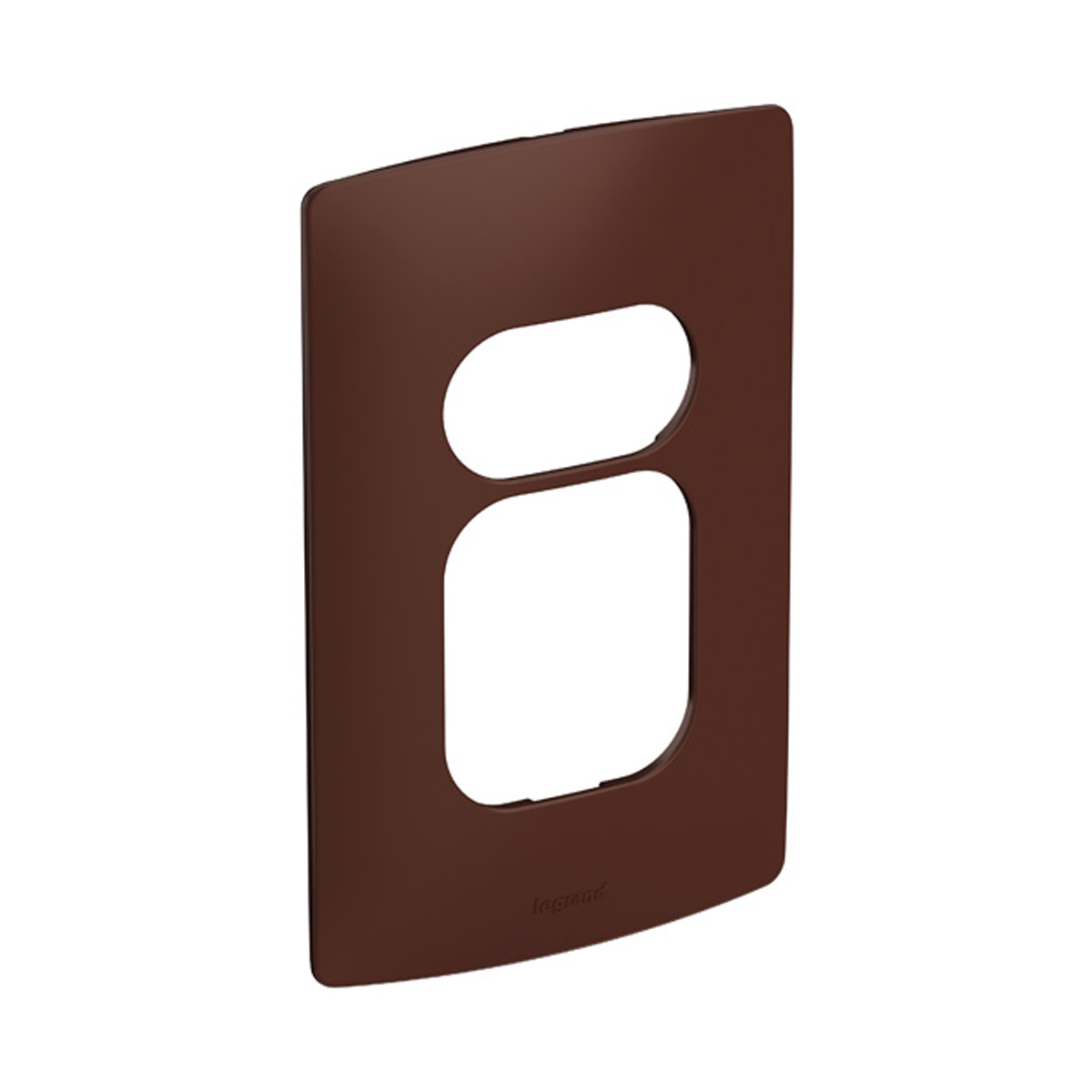 Placa Acabamento 2 Postos (1 Grande) Horizontal 4X2 Nereya Moscada - Pial