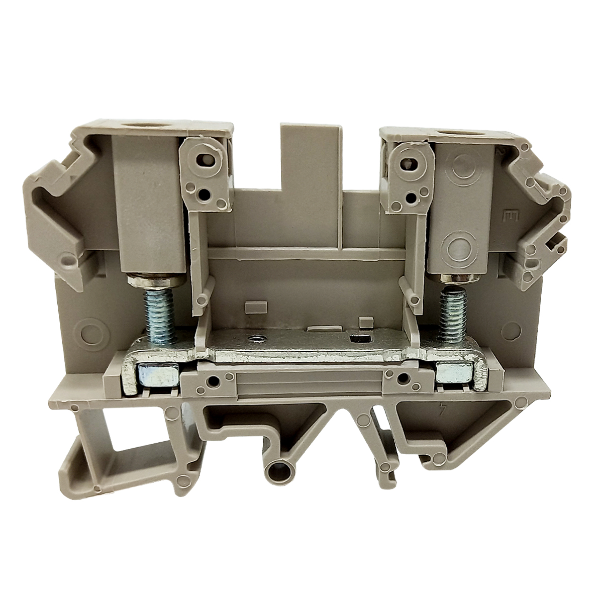 Conector Borne Passagem Terminal Olhal 2 Conexões 6,00mm 800V Bege ST6 BG-PARAF - Conexel