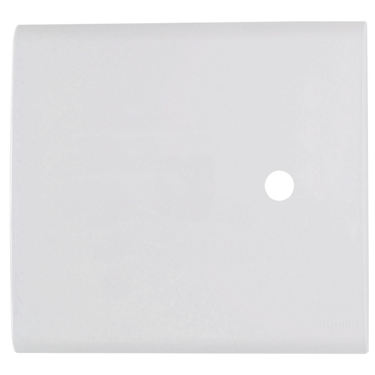 Placa Acabamento Saída De Fio 4X4 Com Suporte Liz Branco - Tramontina