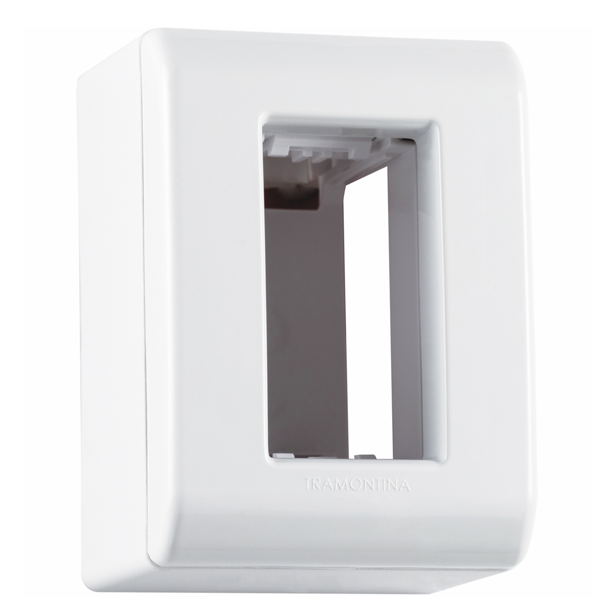 Caixa Sobrepor Lizflex Para 1 Módulo Branco - Tramontina