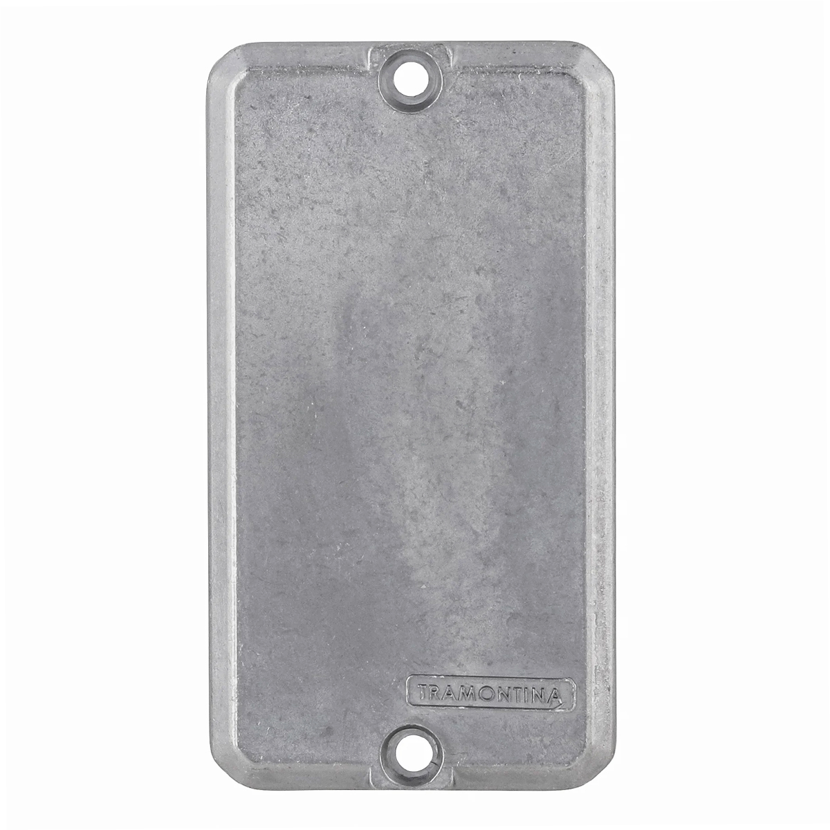 Tampa Alumínio Para Condulete Reto 1 Polegada Sem Pintura Cega Sem Vedação - Tramontina