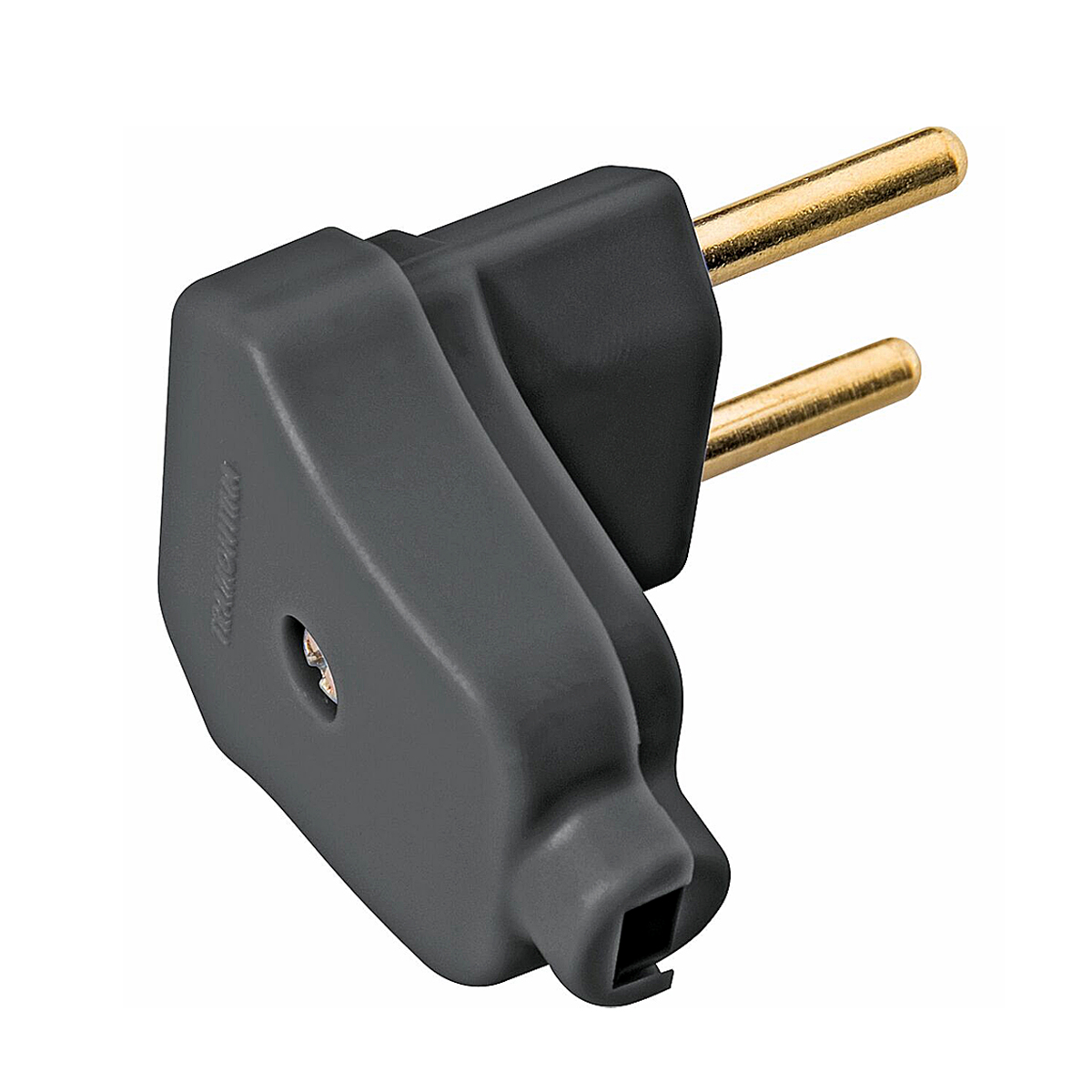 Plug Macho 10A 250V Preto Lateral - Tramontina