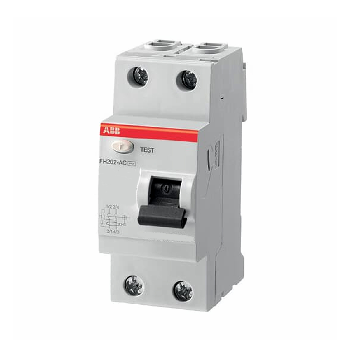 Interruptor Diferencial Residual Bipolar 63A 30Ma 230V FH202AC63/0,03 - ABB