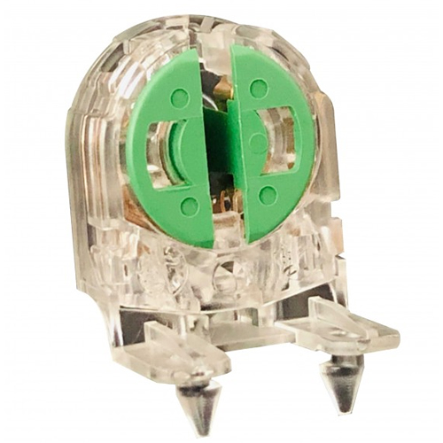 Soquete Para Lâmpada Fluorescente Tubular G5 2A 500V Transparente Para Lâmpada T5 14/80W - Lucchi