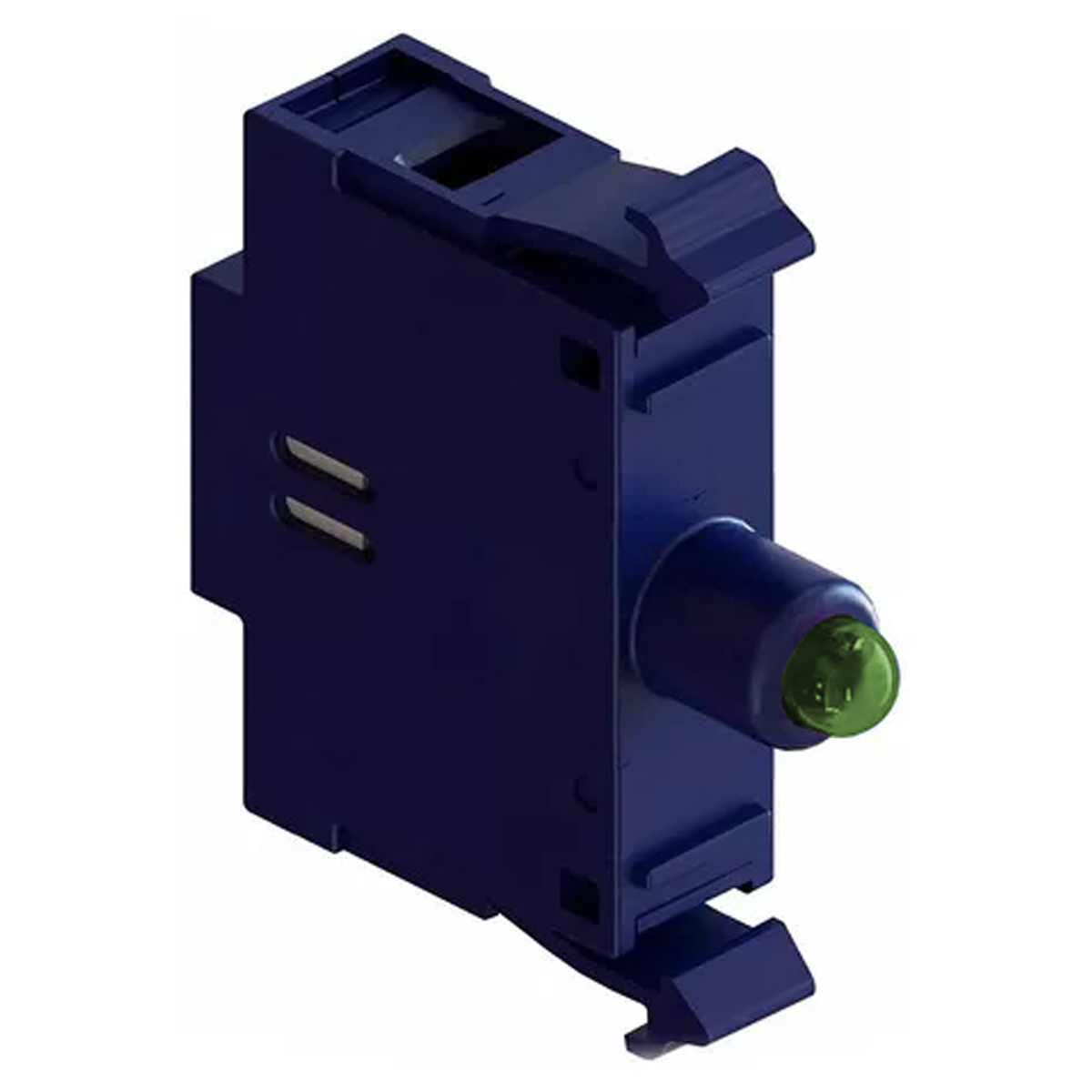 Bloco Contato Iluminado Led Para Botão/Sinaleiro 220-240V Verde 50/60Hz 2,4W Weg