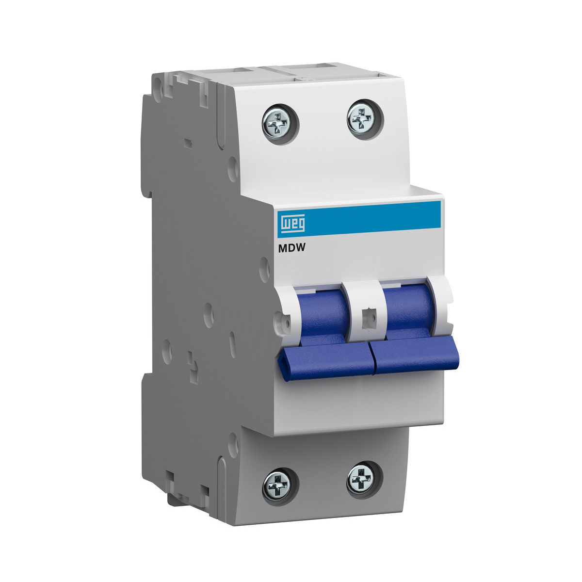Disjuntor Mini Din Bipolar 63A Curva C 5Ka 230/400V MDW-C63-2 - WEG