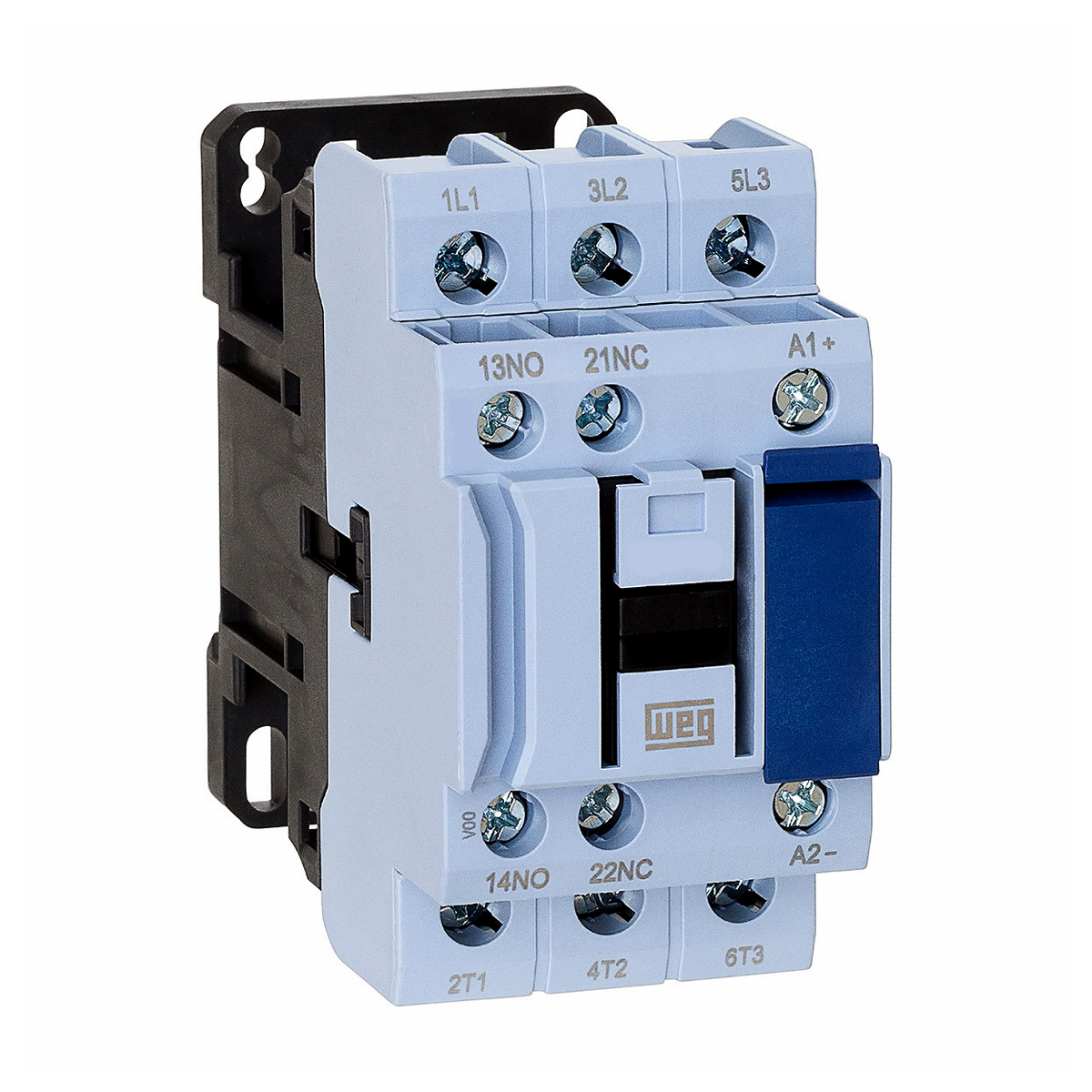 Contator Potência Tripolar 12A 220V 1Na+1Nf 50/60Hz CWB12-11-30D23 - WEG