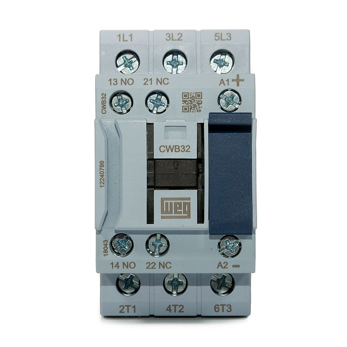 Contator Potência Tripolar 32A 220V 1Na+1Nf 50/60Hz CWB32-11-30D23 - WEG