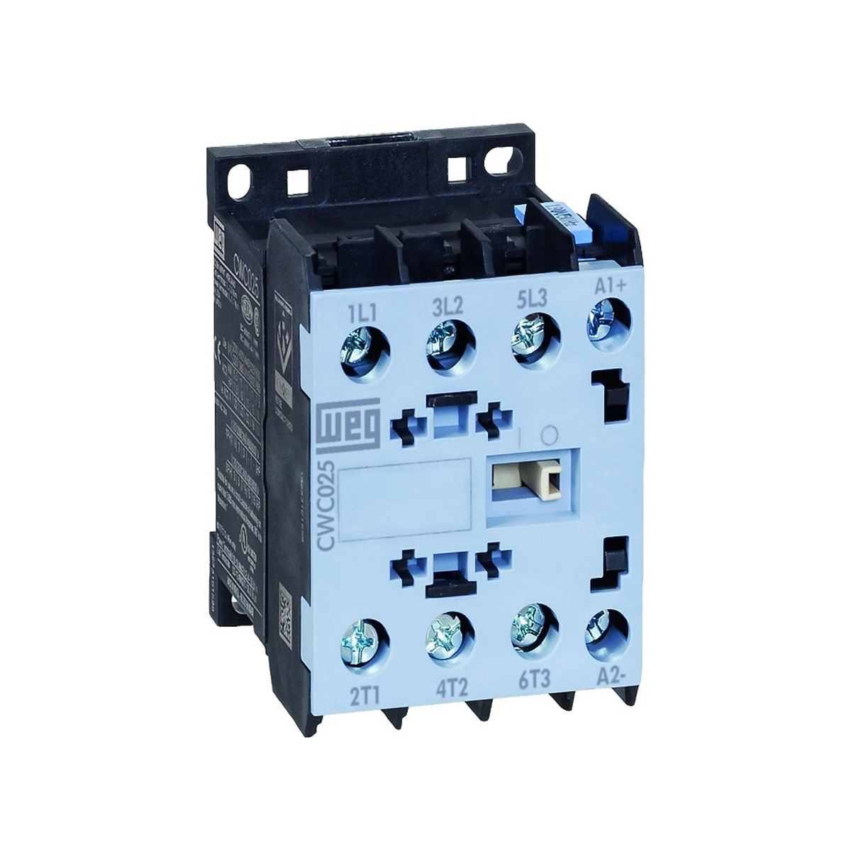 Contator Mini Potência Tripolar 25A 190-220V 50/60Hz CWC025-00-30V26 - WEG