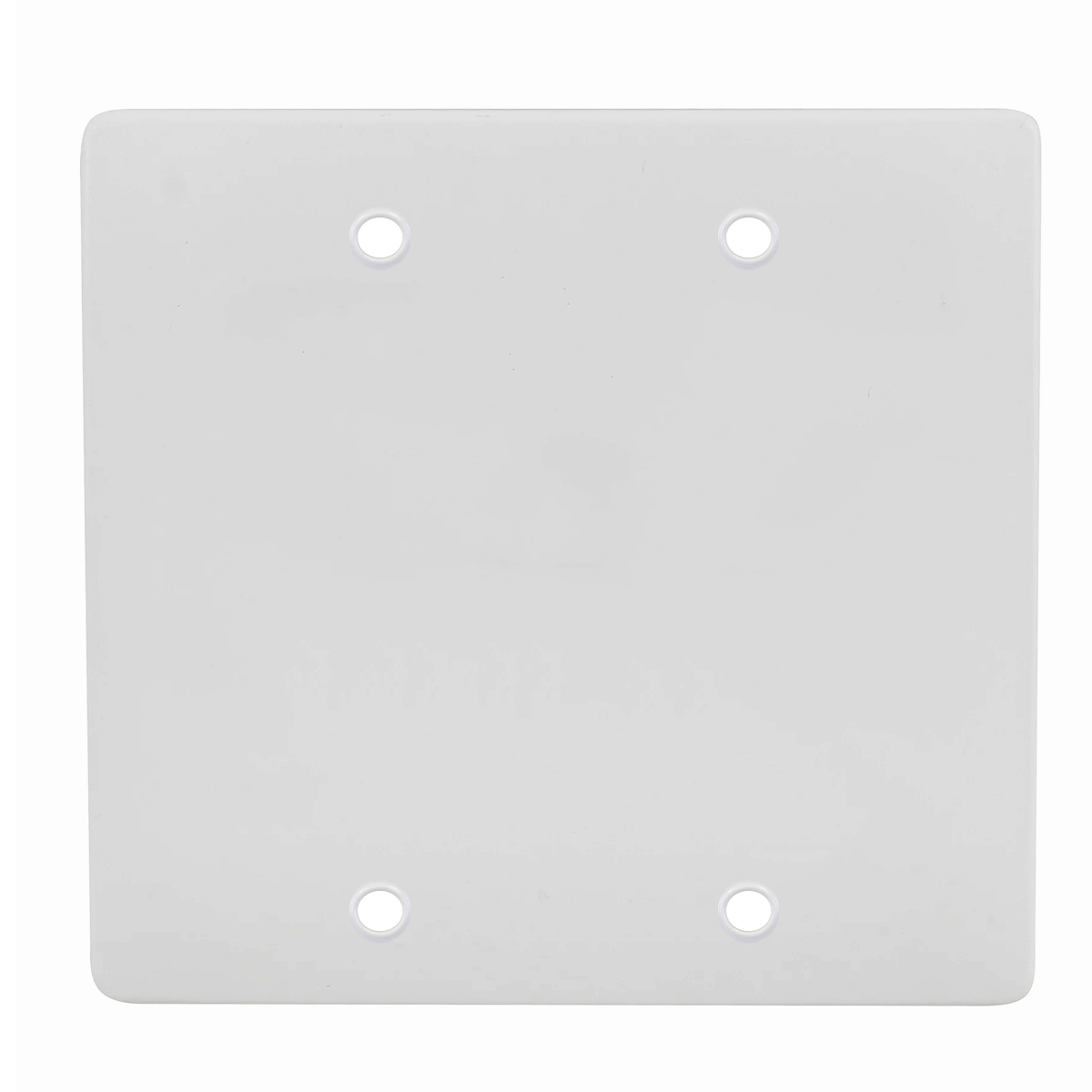 Placa Quadrada Para Caixa Branca Finesse Cego 4 X 4 - Blux