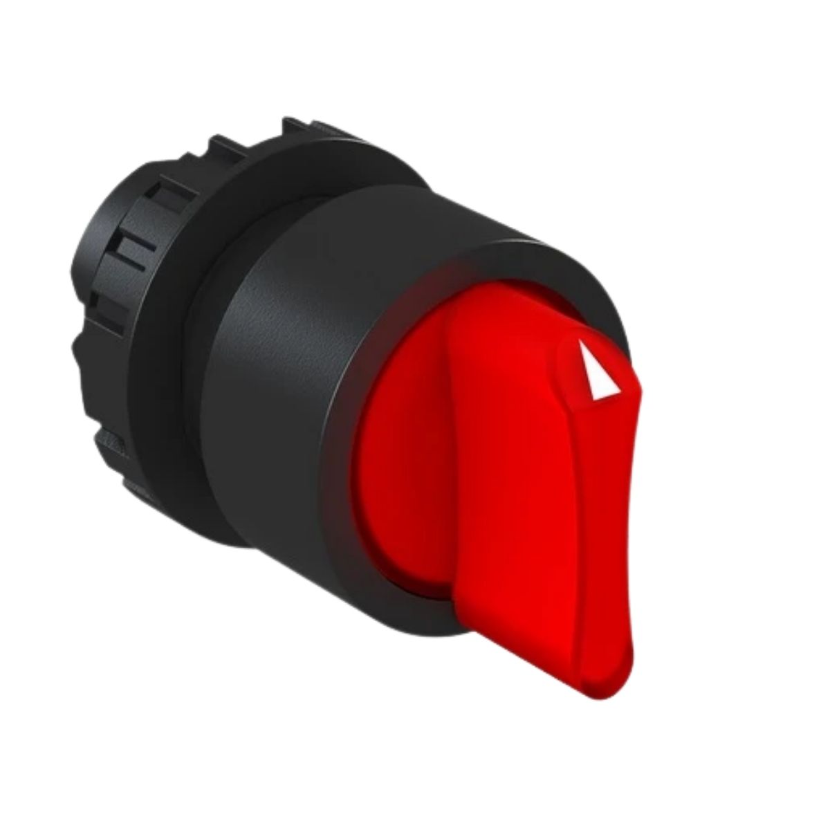 Frontal Comutador Knob Curto Iluminado 3 Posições Fixas 45G 22Mm Plástico Vermelho - Weg