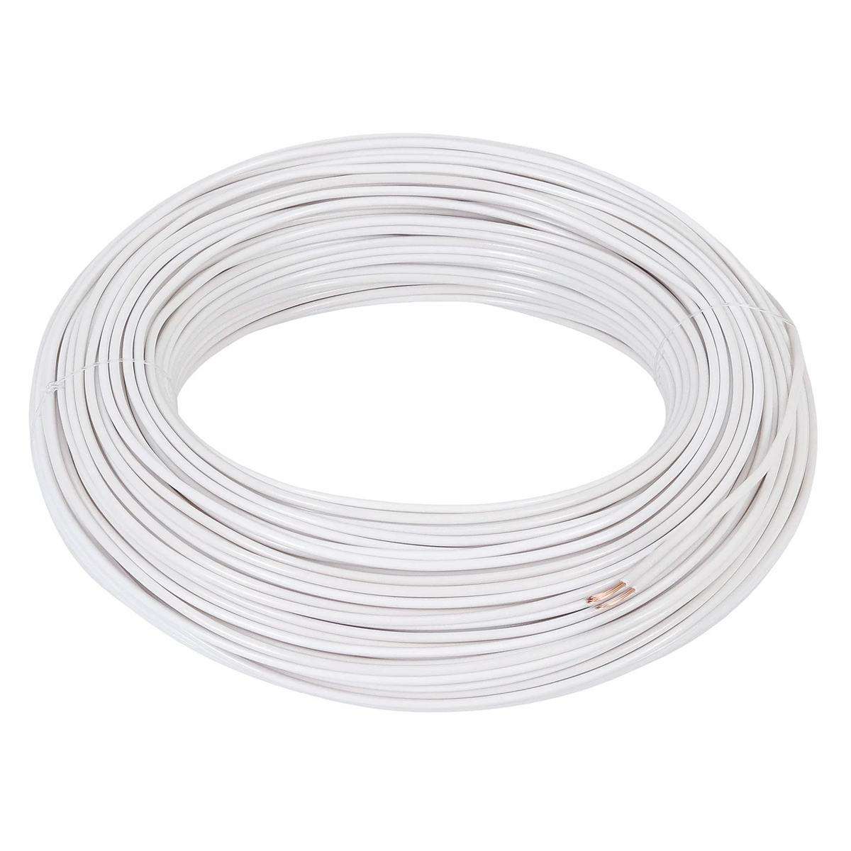 Cordão Paralelo 300V Pvc 2X22Awg Branco 70G 100 Metros - CgCabos
