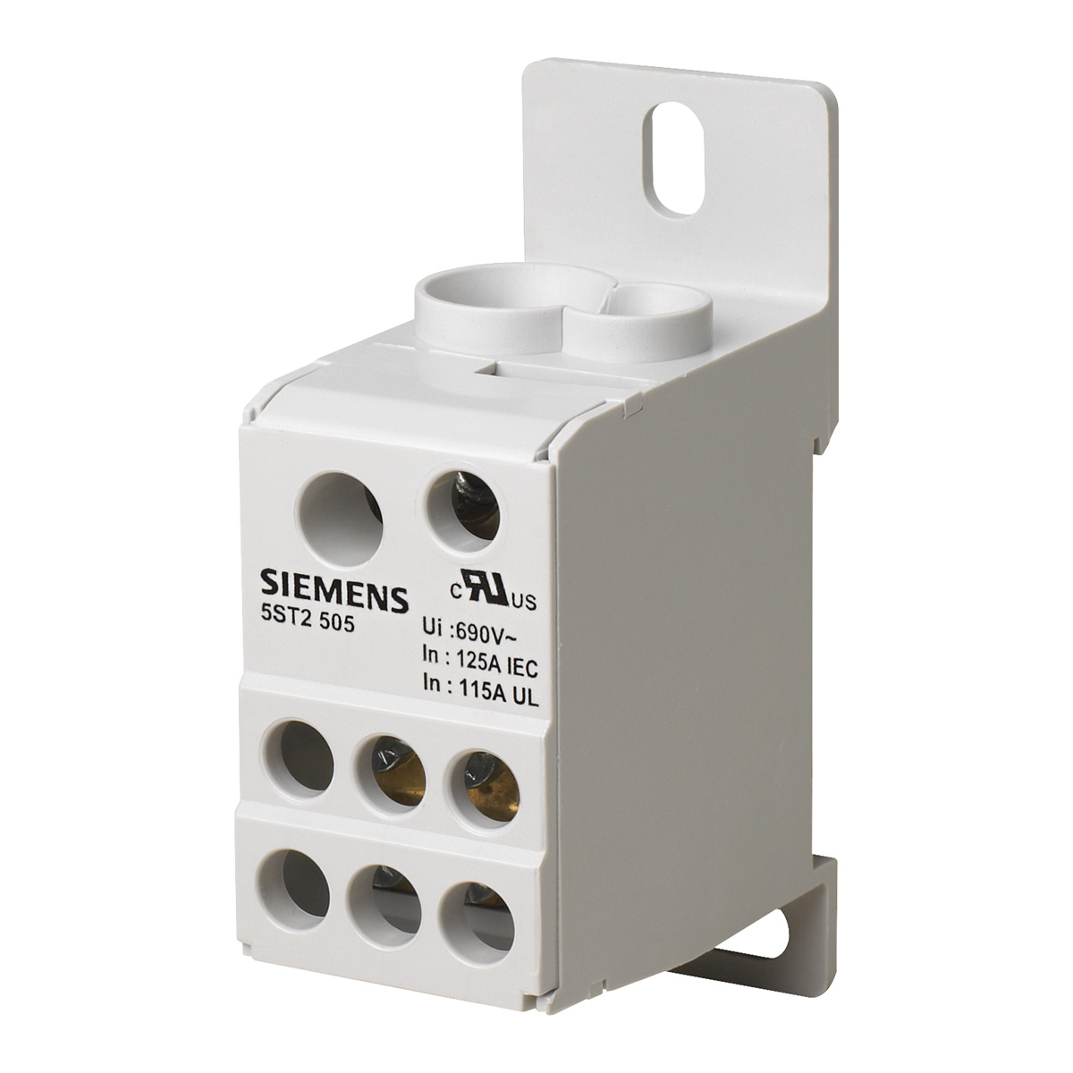 Bloco Distribuicao 690V 125A 1P 5ST2505 - Siemens