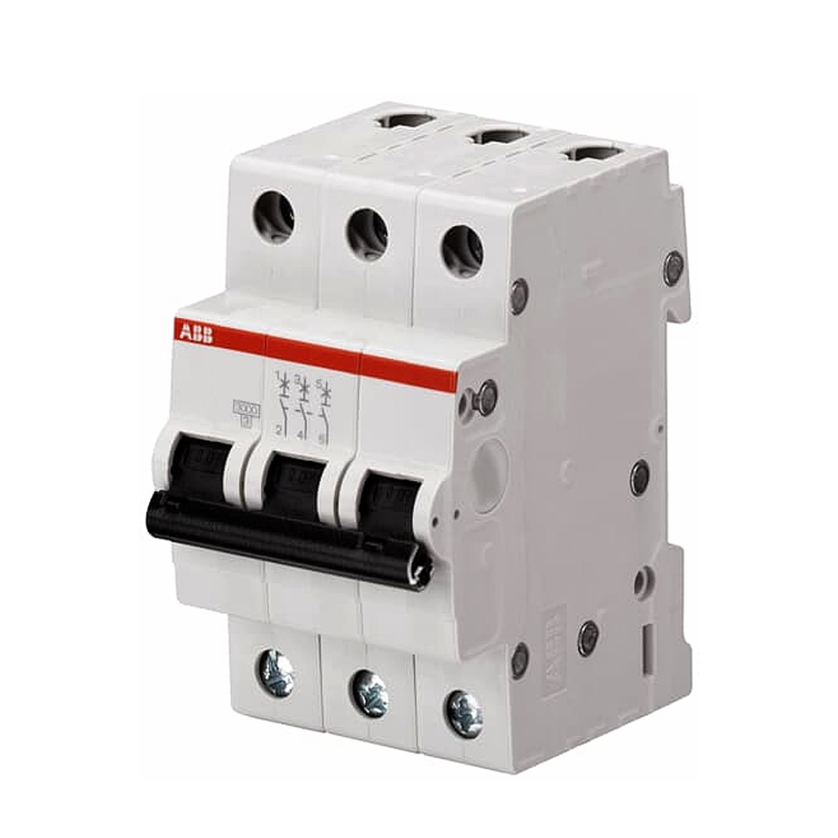 Disjuntor Mini Din Tripolar 6A Curva C 5Ka 230V SH203T-C6 - ABB