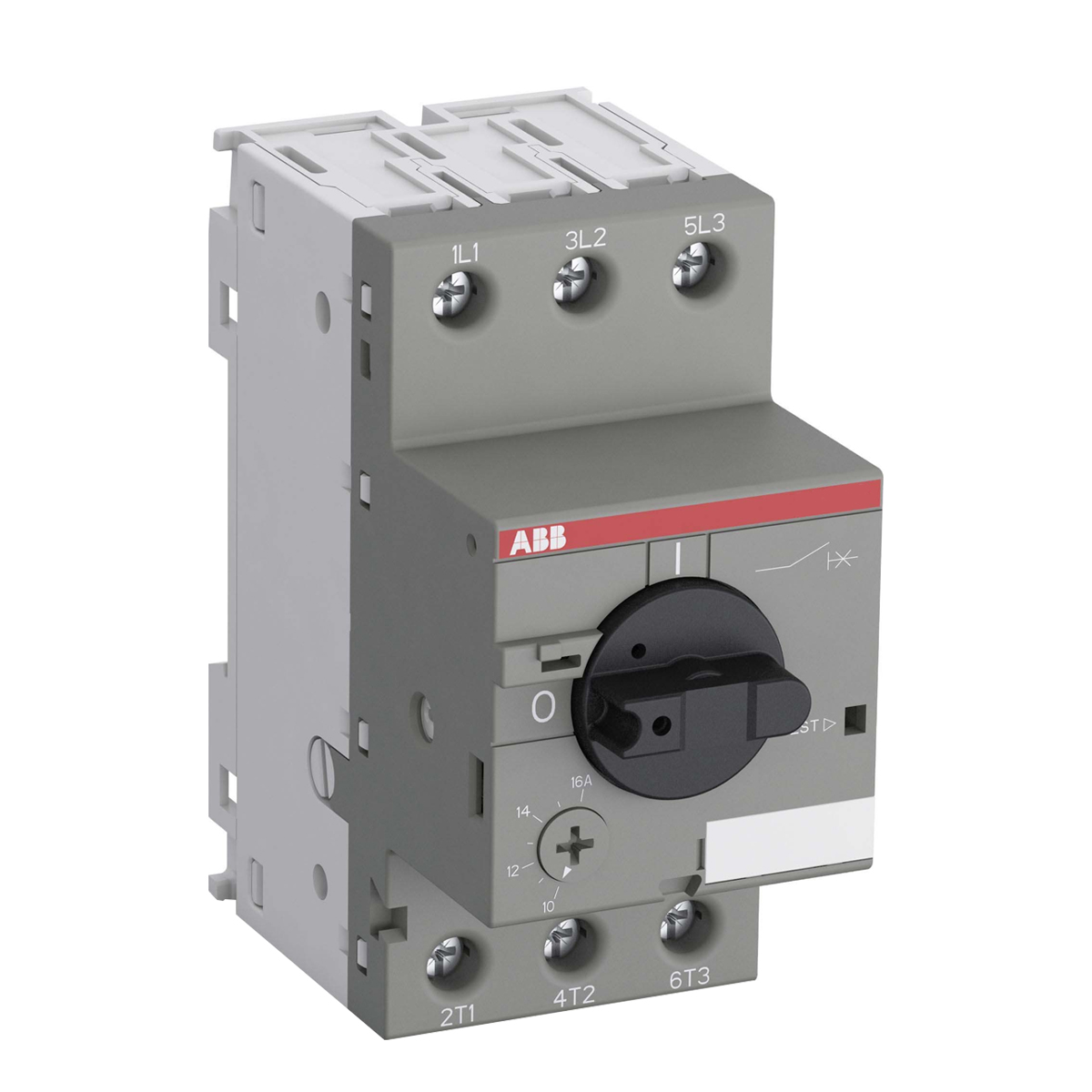 Disjuntor Motor Tripolar 4-6,3A 50Ka 400V MS116-6,3 - ABB